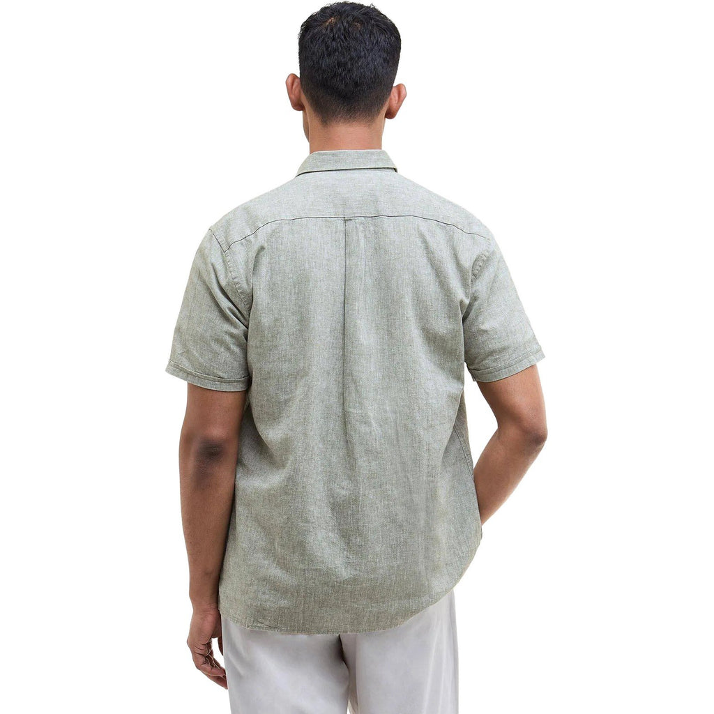 Camicie casual Uomo Barbour - Nelson S/S Summer Fit Shirt - Verde