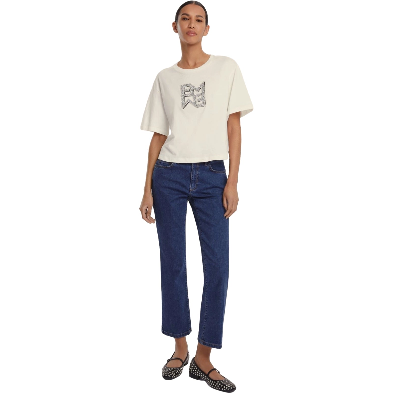 T-shirt Donna Emme Marella - T-Shirt - Panna