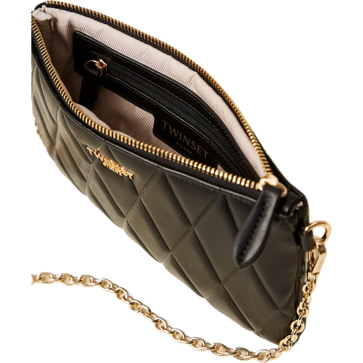 Pochette e Clutch Donna Twinset - Portatutto Trapuntato - Nero