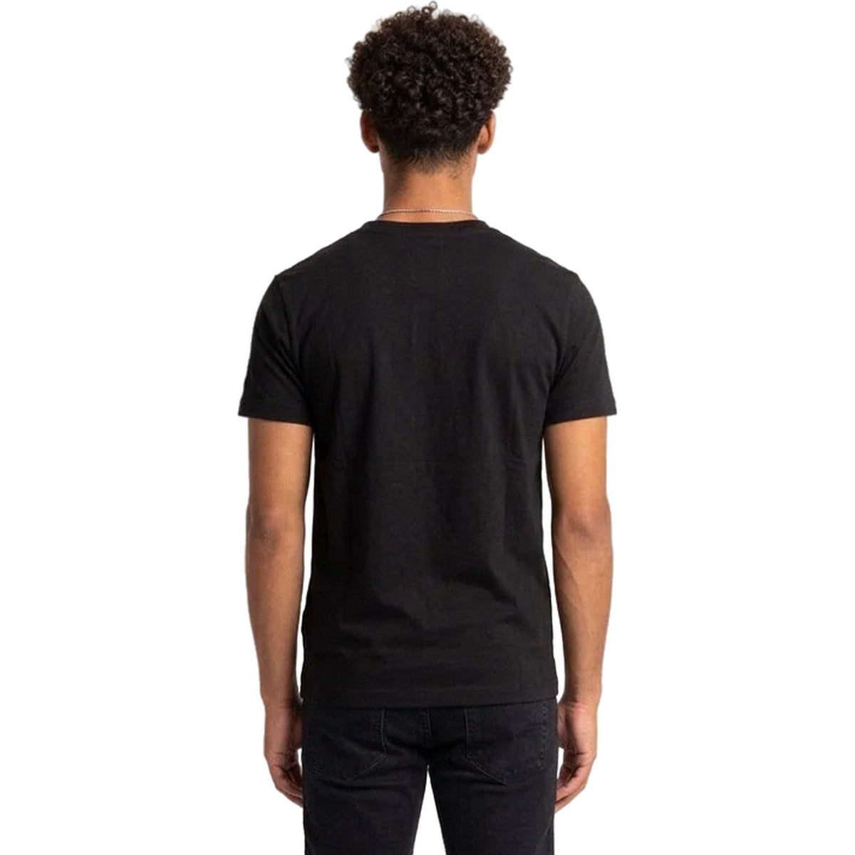 T-shirt Uomo Heskimo - T-Shirt No Iron Silk - Nero-Gianni Foti