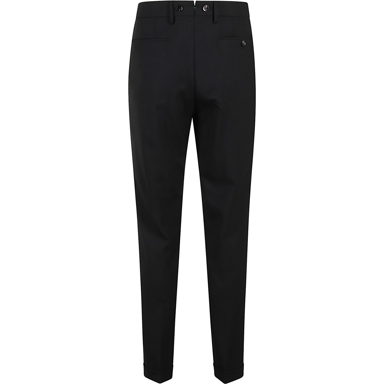 Pantaloni Uomo Berwich - Pantalone Soft Fit Con Elastico - Nero