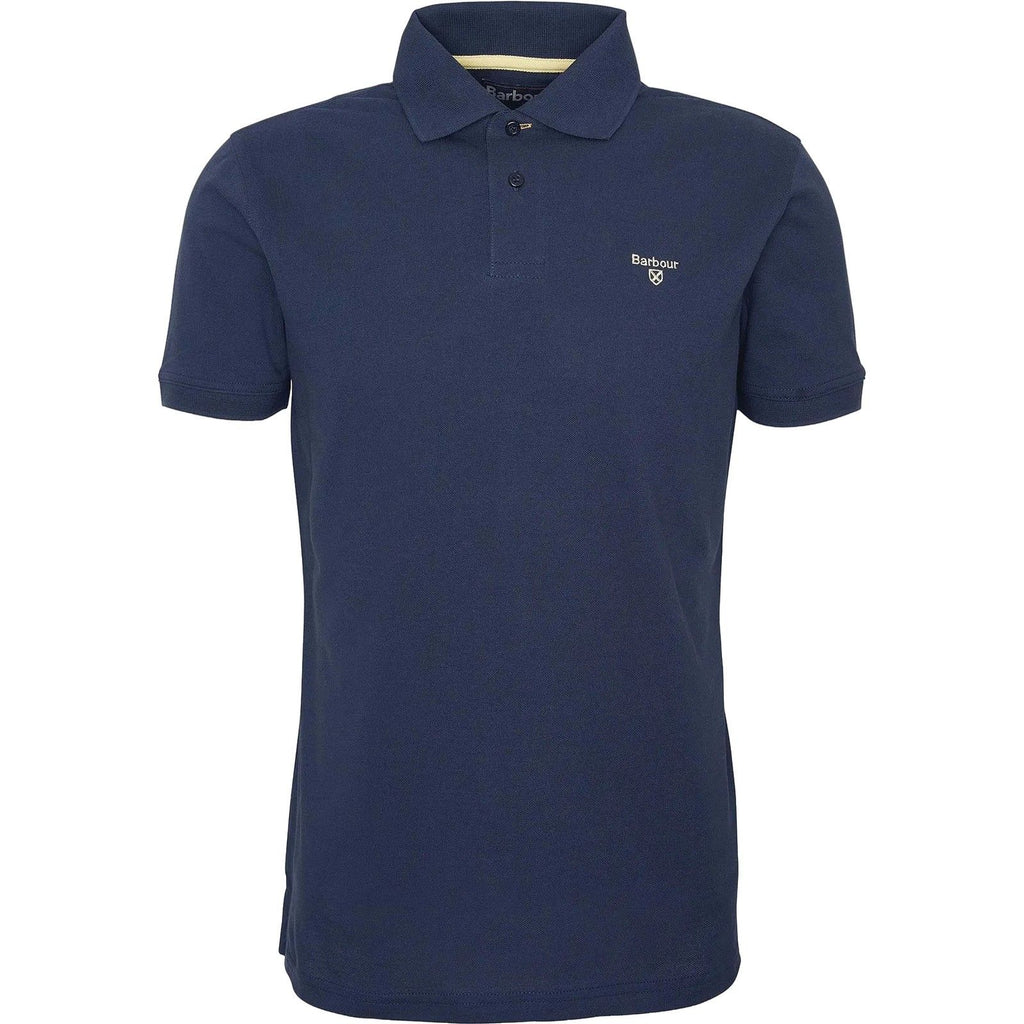 Polo Uomo Barbour - Lightweight Sports Polo Shirt - Blu-Gianni Foti