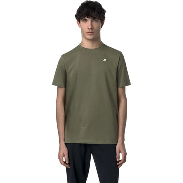 T-shirt Uomo K-Way - Odom Jersey - Verde-Gianni Foti
