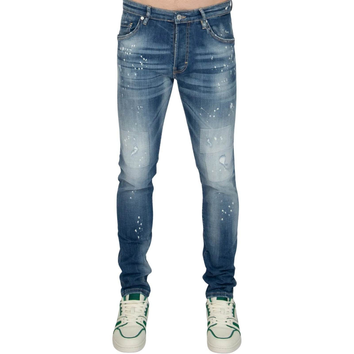 Jeans Uomo My Brand - Daytime sky Blue Distressed Jeans - Blu