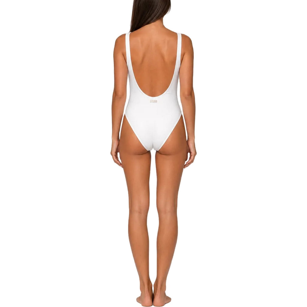 Costumi interi Donna Mc2 Saint Barth - Basic Tank One Piece - Panna