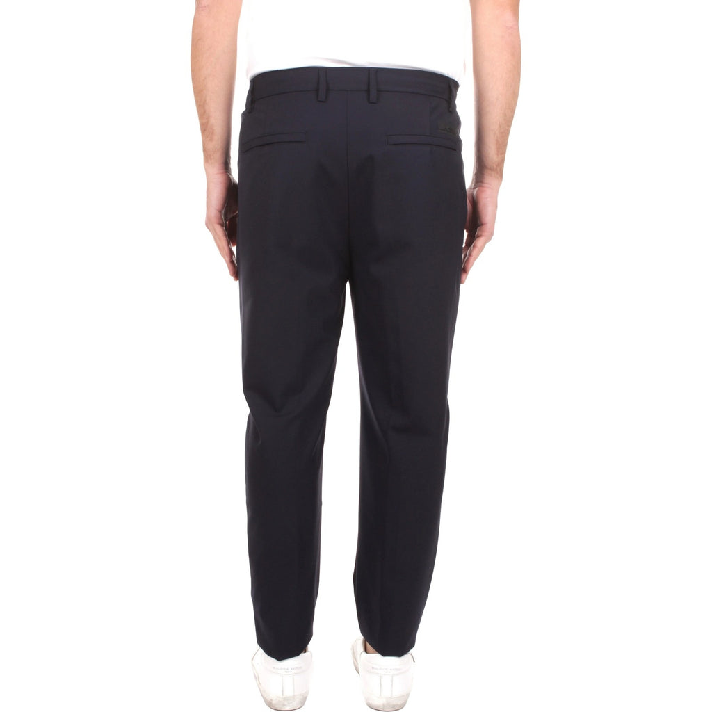 Pantaloni Uomo Heskimo - Pantalaccio 1 Pince Nylon Bist - Blu