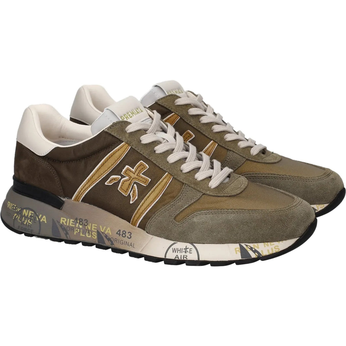 Sneaker Uomo Premiata - Lander - Marrone-Gianni Foti