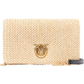 Borse a spalla Donna Pinko - Click Soft Horizontal Mini Raf - Beige
