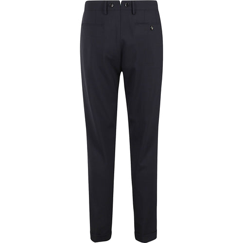 Pantaloni Uomo Berwich - Pantalone Relaxed Fit - Blu