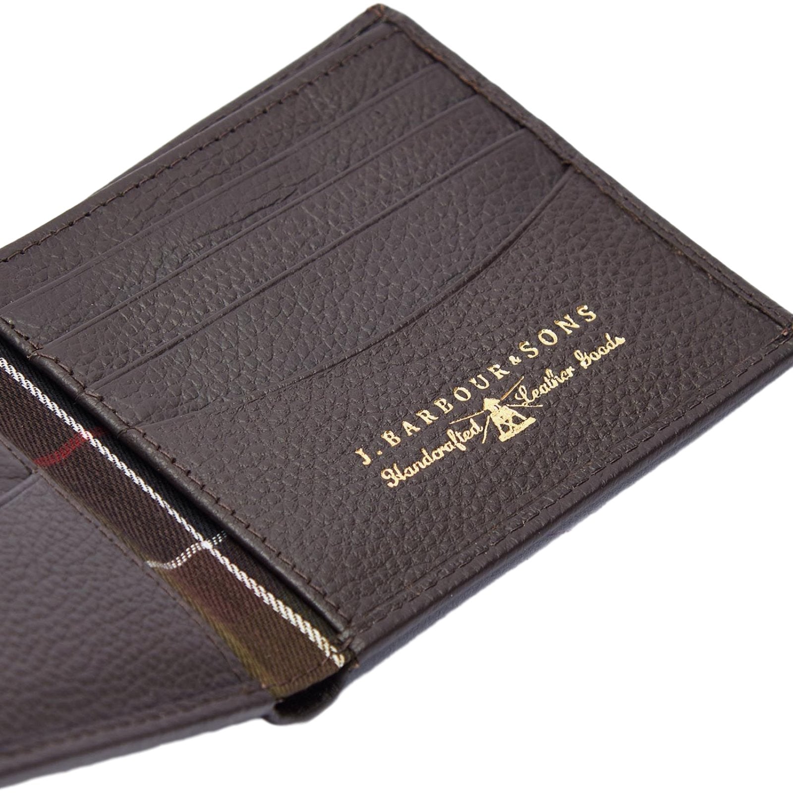 Portafogli Uomo Barbour - Amble Leather Billfold Wallet - Marrone - Gianni Foti