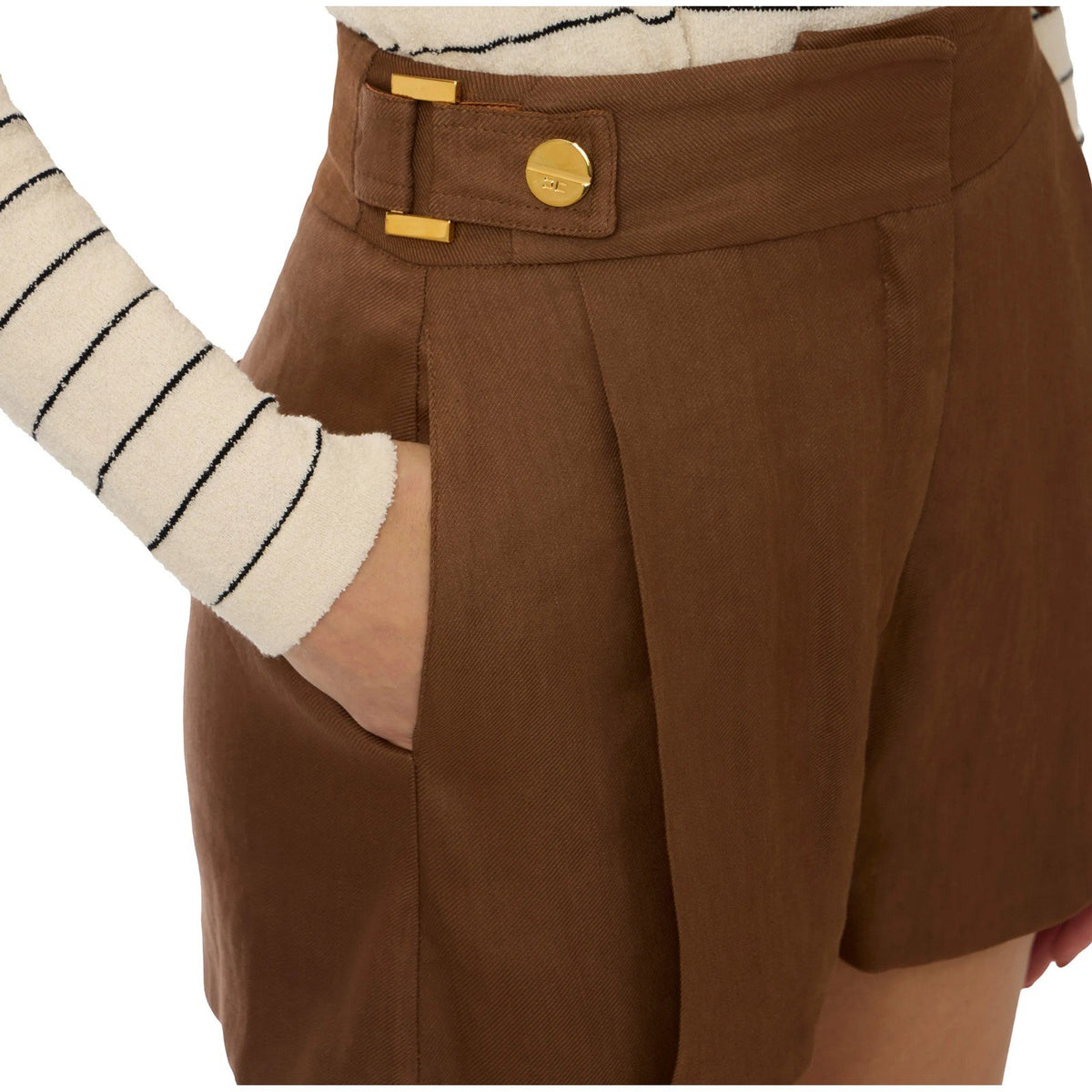 Pantaloncini Donna Elisabetta Franchi - Shorts - Marrone