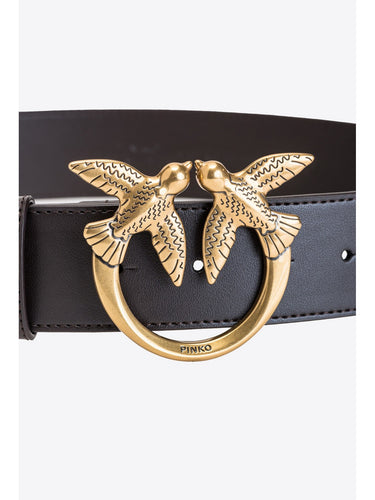 Cinture Donna Pinko - Love Berry Simply H4 Belt Vite - Marrone di Pinko su Gianni Foti