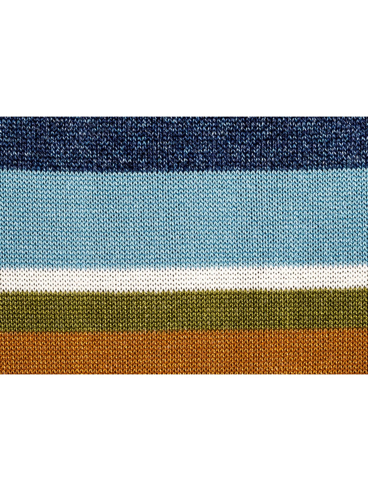 Calze Uomo Gallo - Co/Ly Riga Multicolor Leggero - Panna