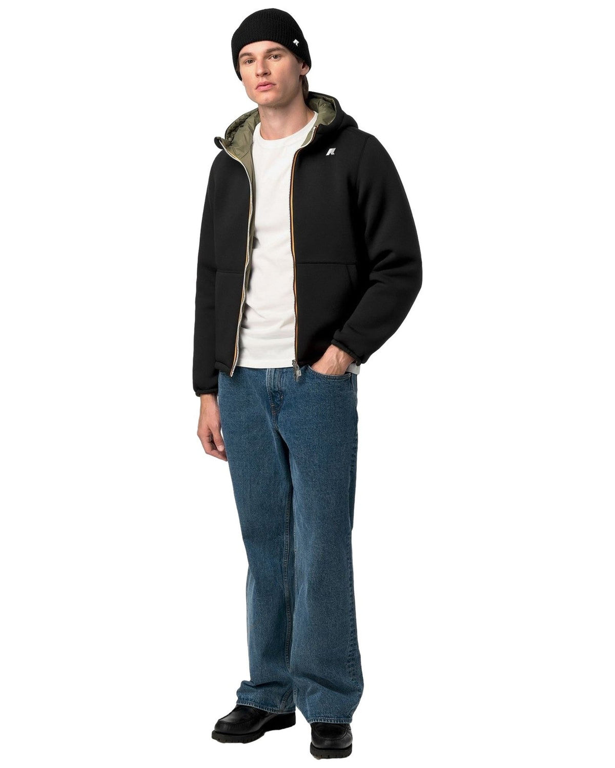 Giubbotti Uomo K-Way - Jack Spacer Nylon Double - Nero