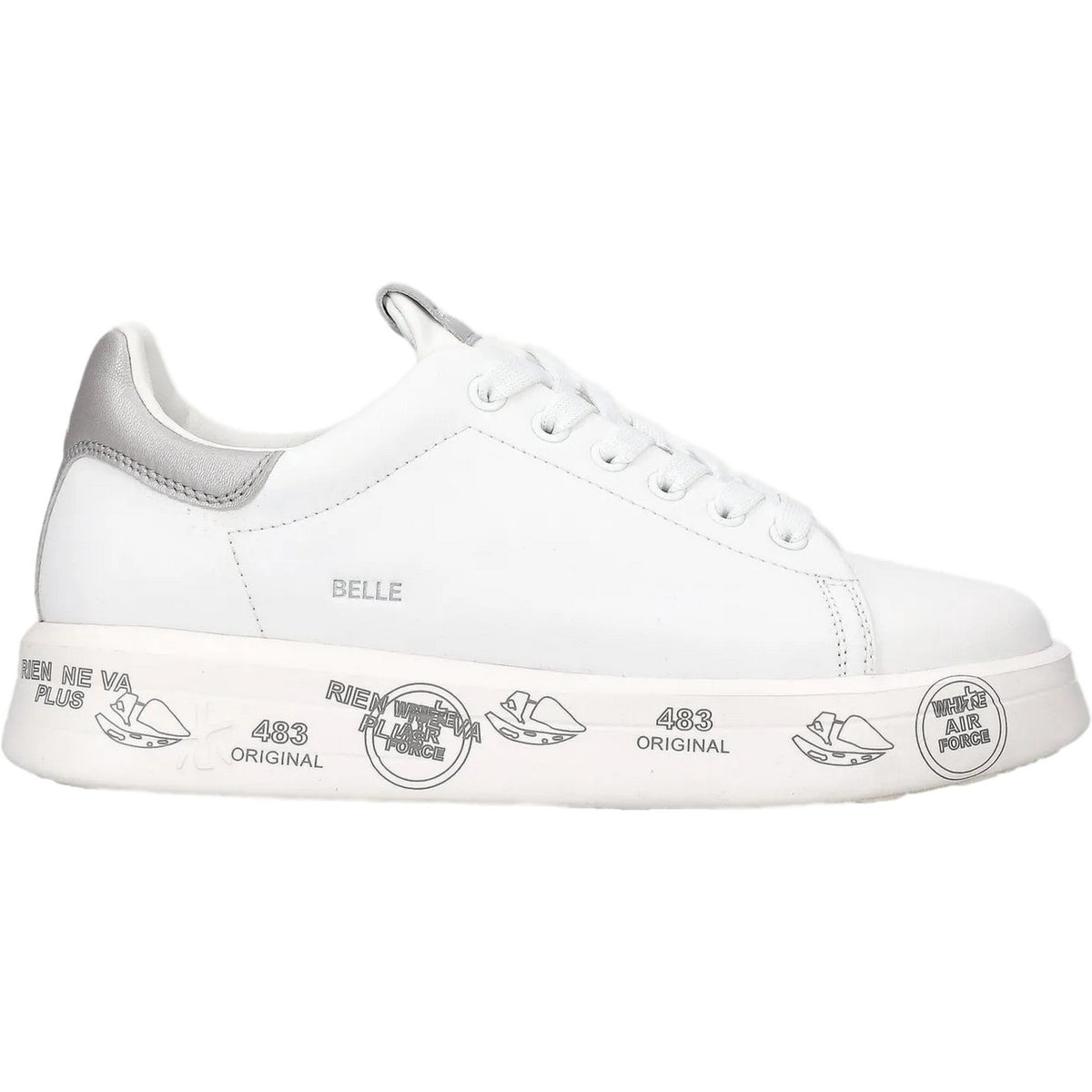 Sneaker Donna Premiata - Belle - Bianco-Gianni Foti