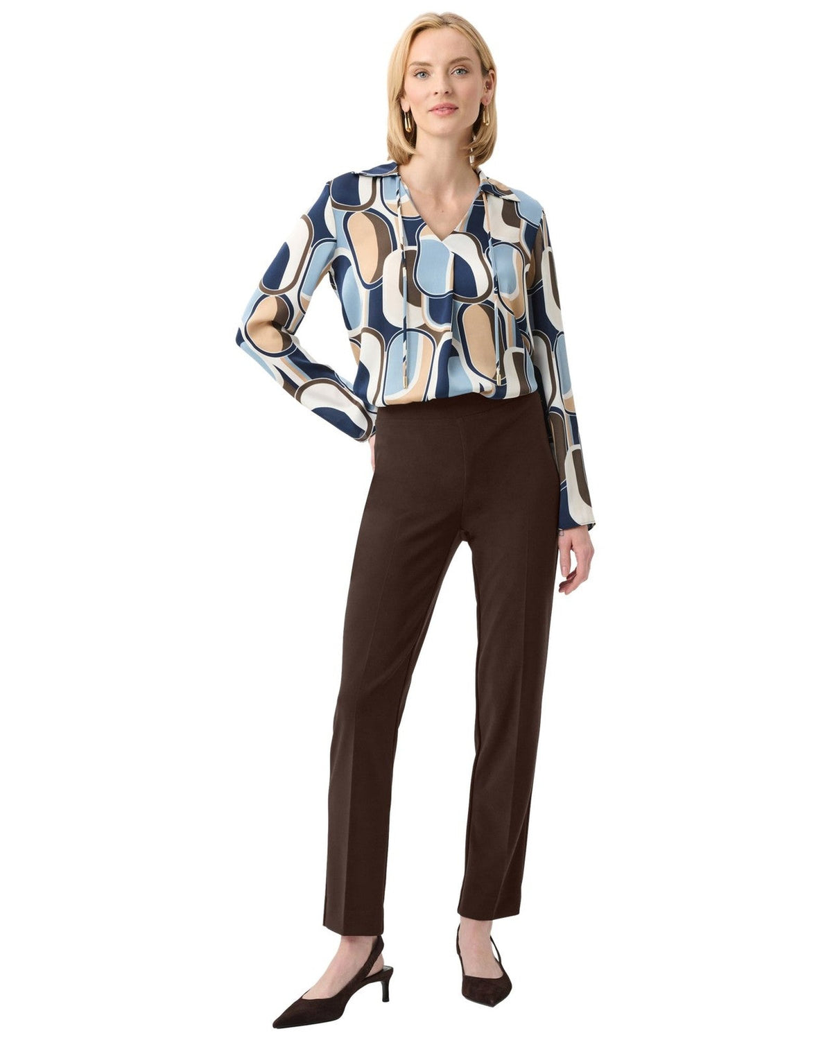 Pantaloni Donna Joseph Ribkoff - Lds Pant 143105F26 - Marrone