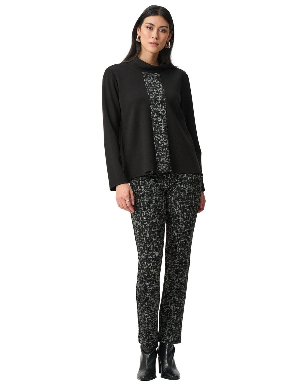 Pantaloni Donna Joseph Ribkoff - Lds Pant - Nero/Grigio