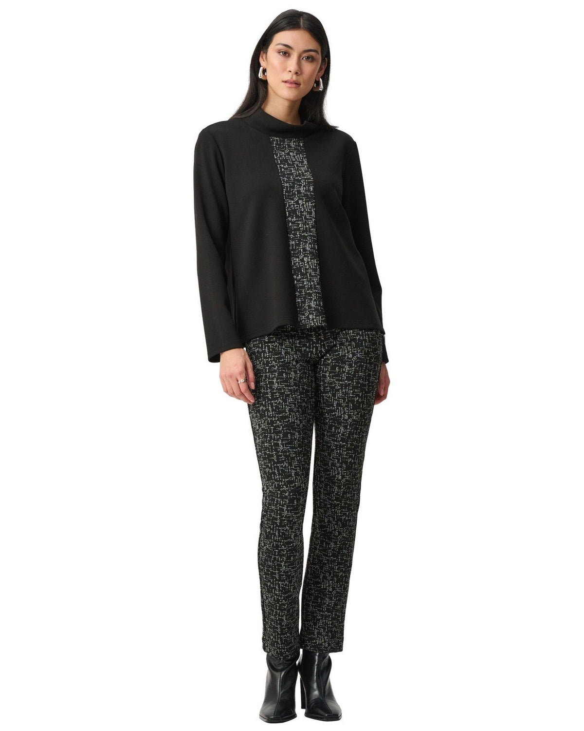 Pantaloni Donna Joseph Ribkoff - Lds Pant - Nero/Grigio