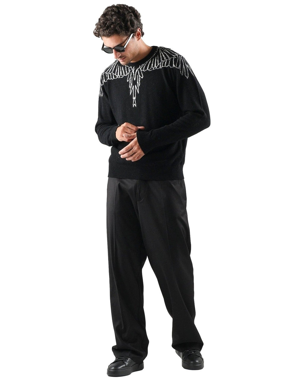 Maglioni Uomo County of Milan - Jumper Man F6CMMAJP019 - Nero