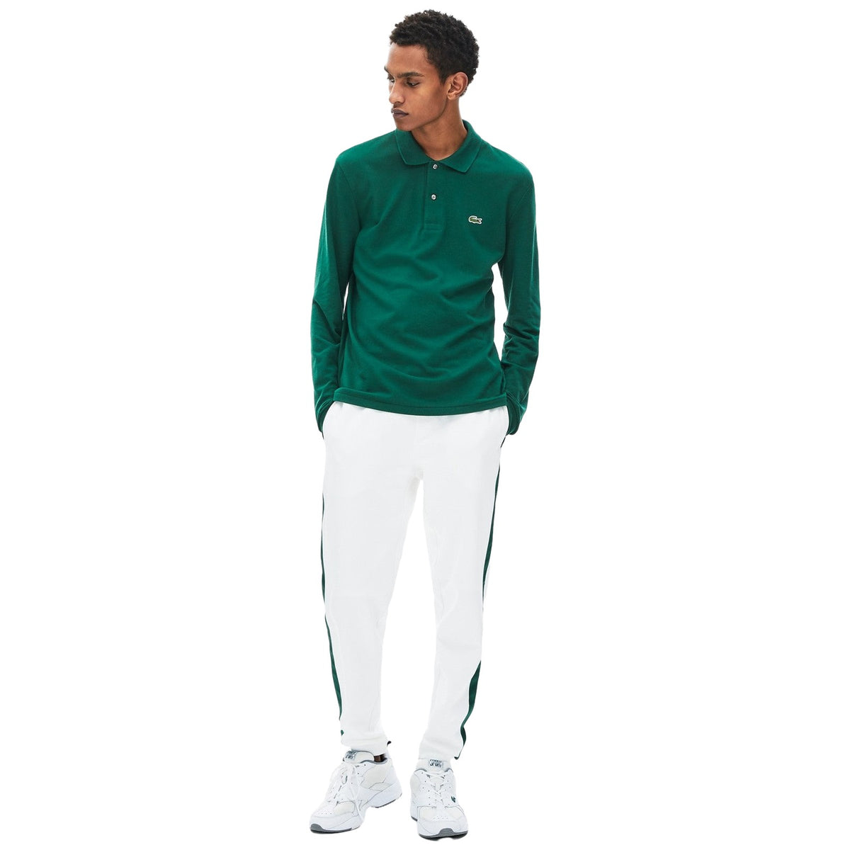 Polo Uomo Lacoste - Polo Basic Manica Lunga - Verde-Gianni Foti