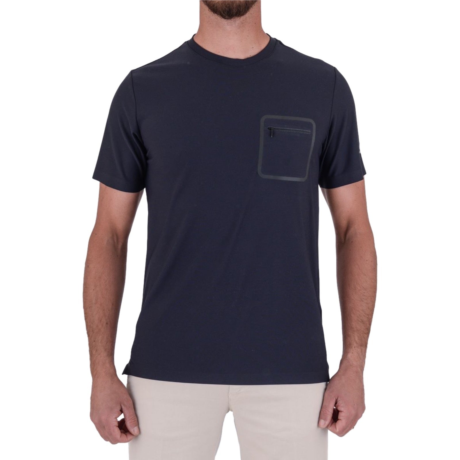 T-shirt Uomo Heskimo - T-Shirt Oxford 3D - Blu