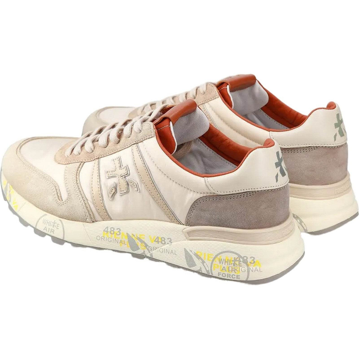 Sneaker Uomo Premiata - Lander - Beige-Gianni Foti