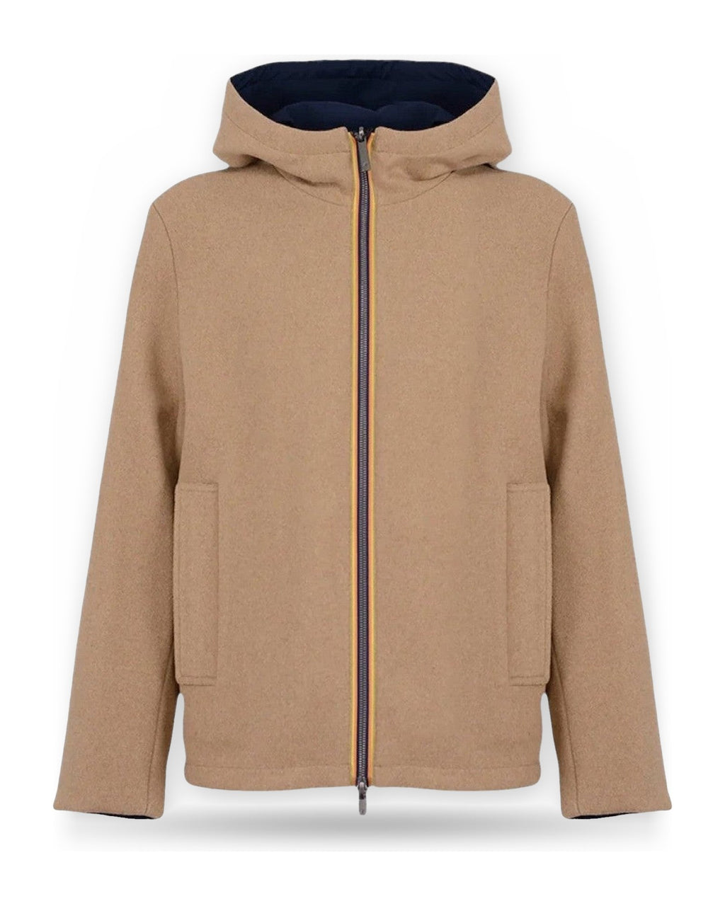 Giubbotti Uomo K-Way - Claudel Wool Bonded Double - Beige