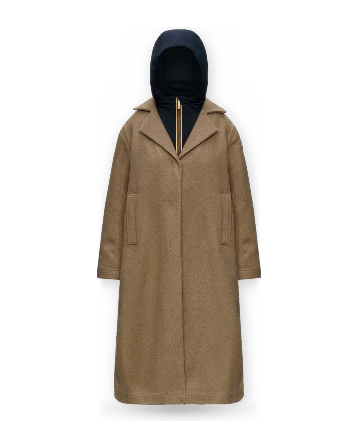 Cappotti Donna K-Way - Lana Wool Nylon - Beige