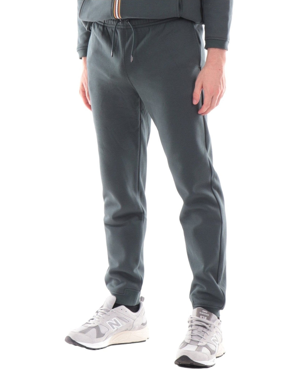 Pantaloni Uomo K-Way - Philbert Brushed Pc - Verde
