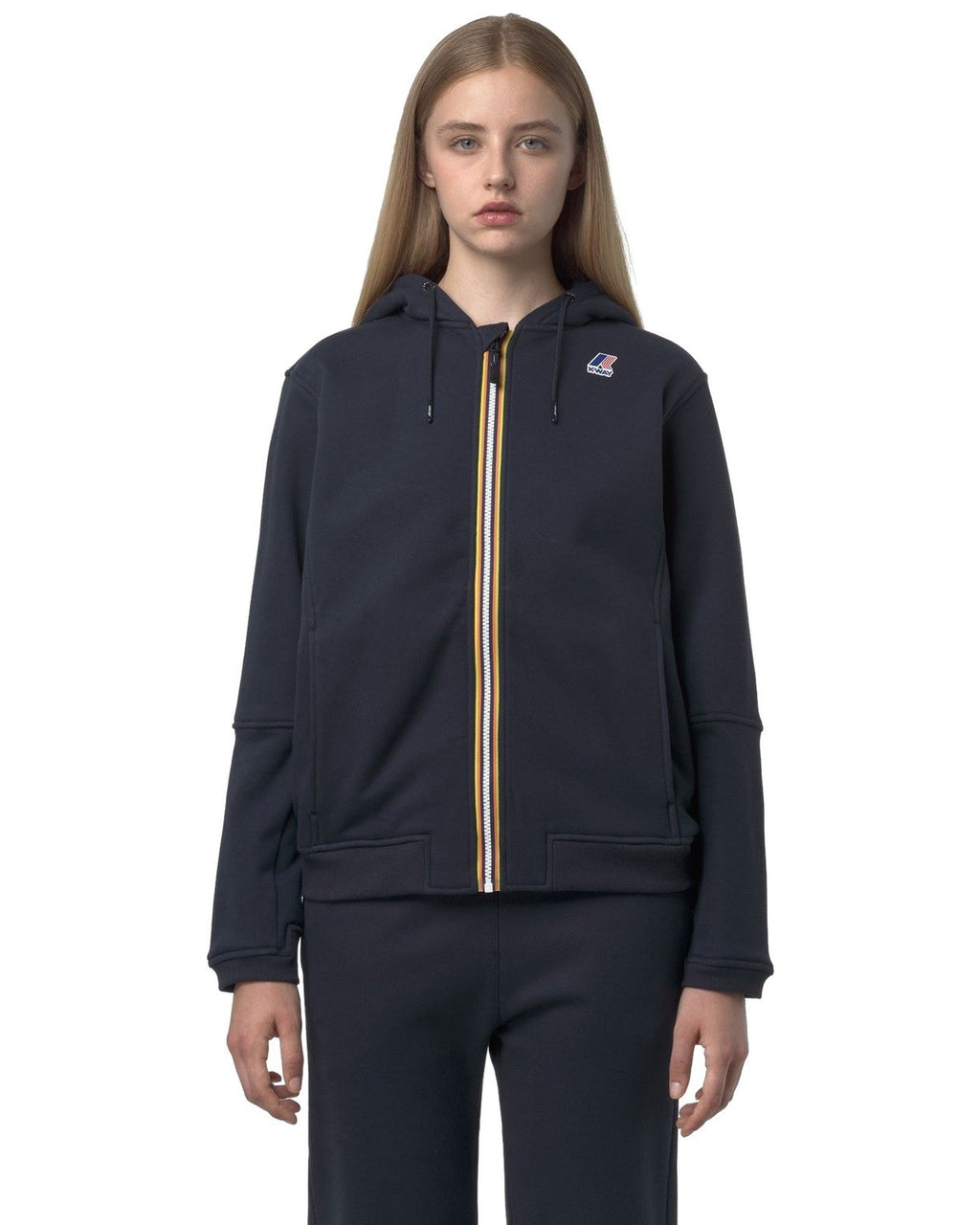 Felpe con cappuccio Uomo K-Way - Prosper Brushed Pc - Blu
