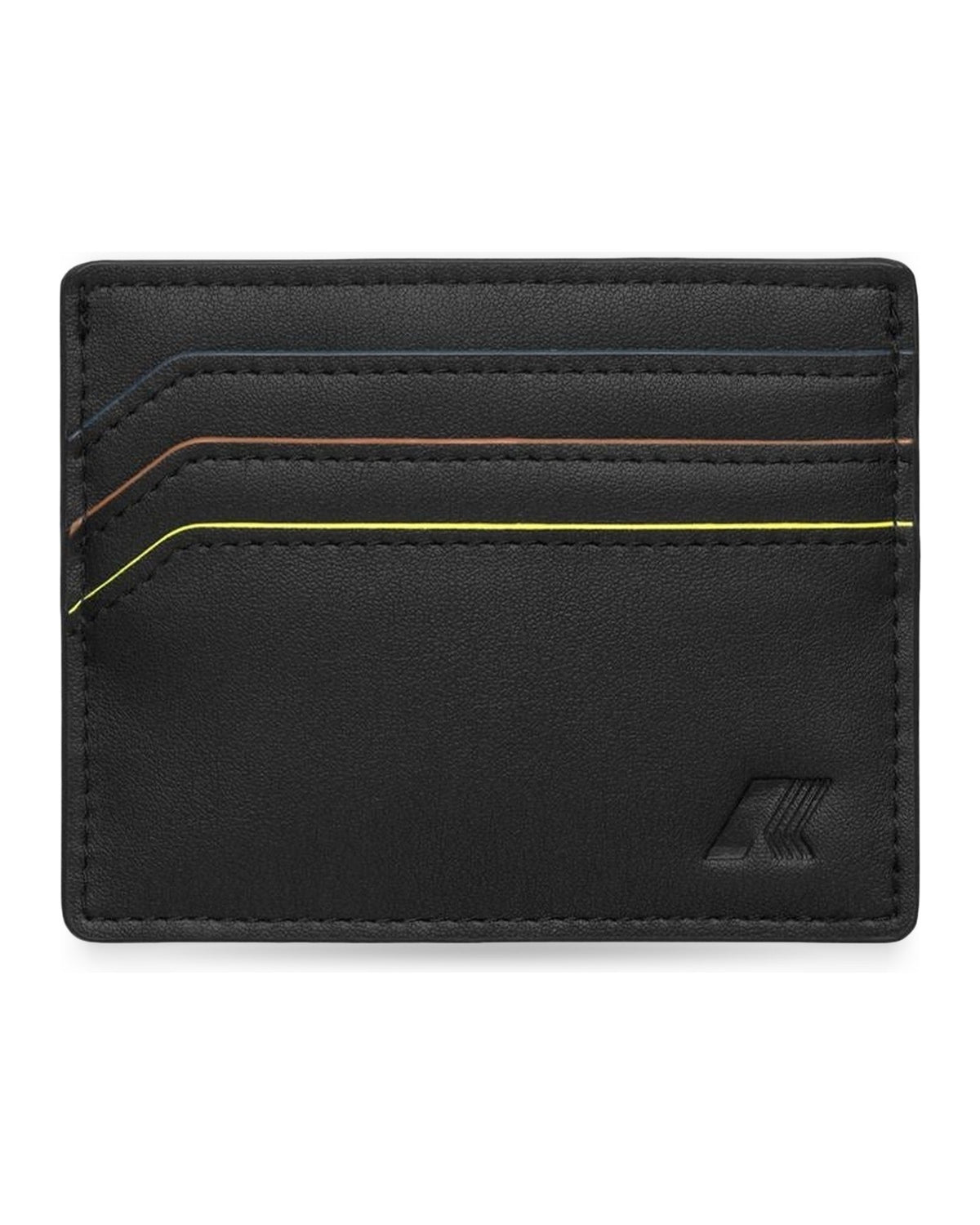 Porta carte di credito Unisex K-Way - Rou - Nero