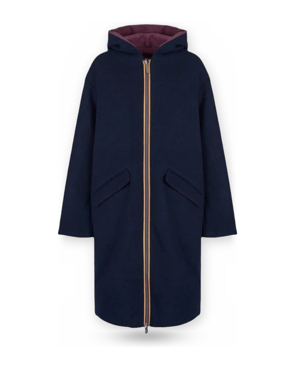 Giubbotti Donna K-Way - Shala Wool Bonded Double - Blu