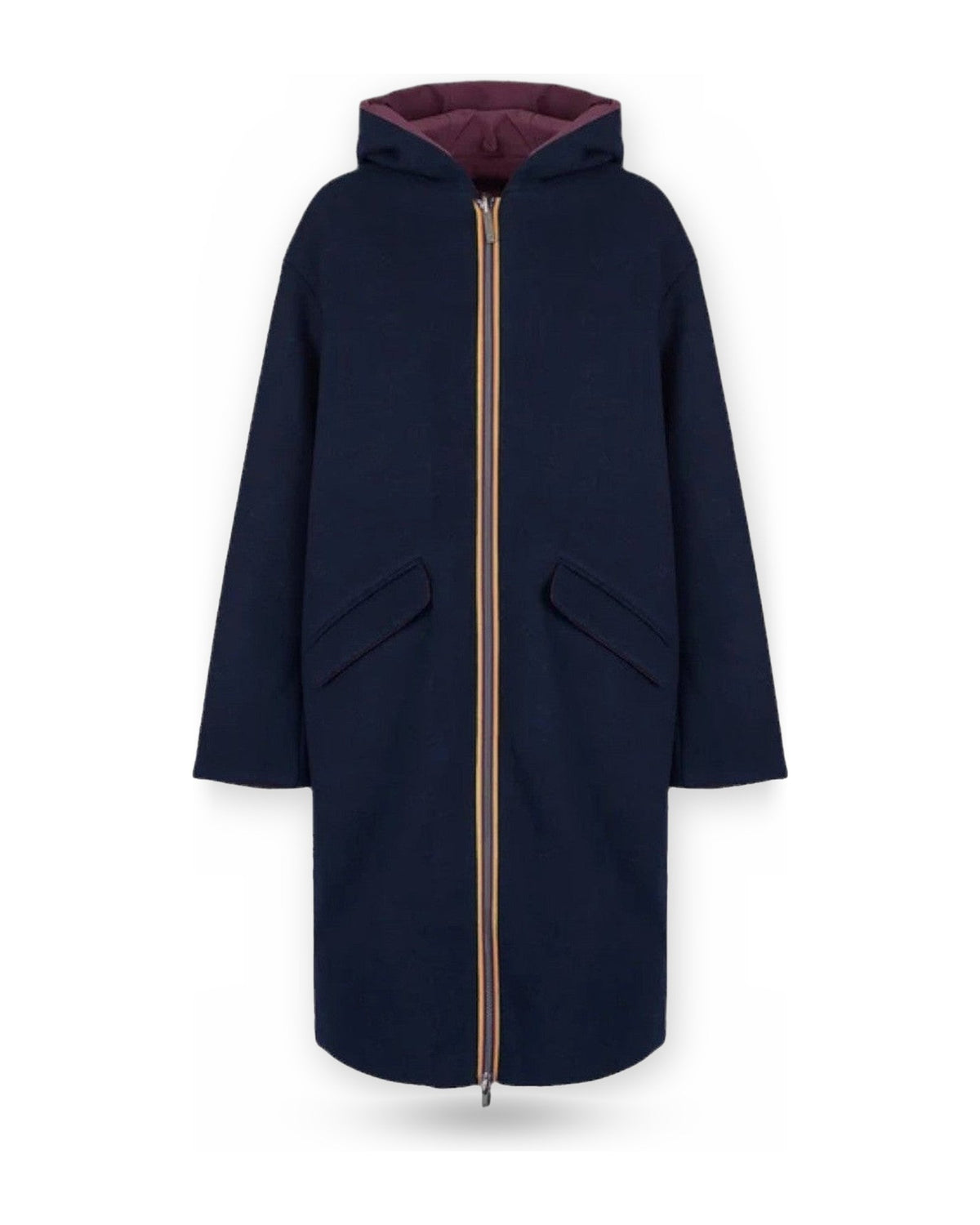 Giubbotti Donna K-Way - Shala Wool Bonded Double - Blu
