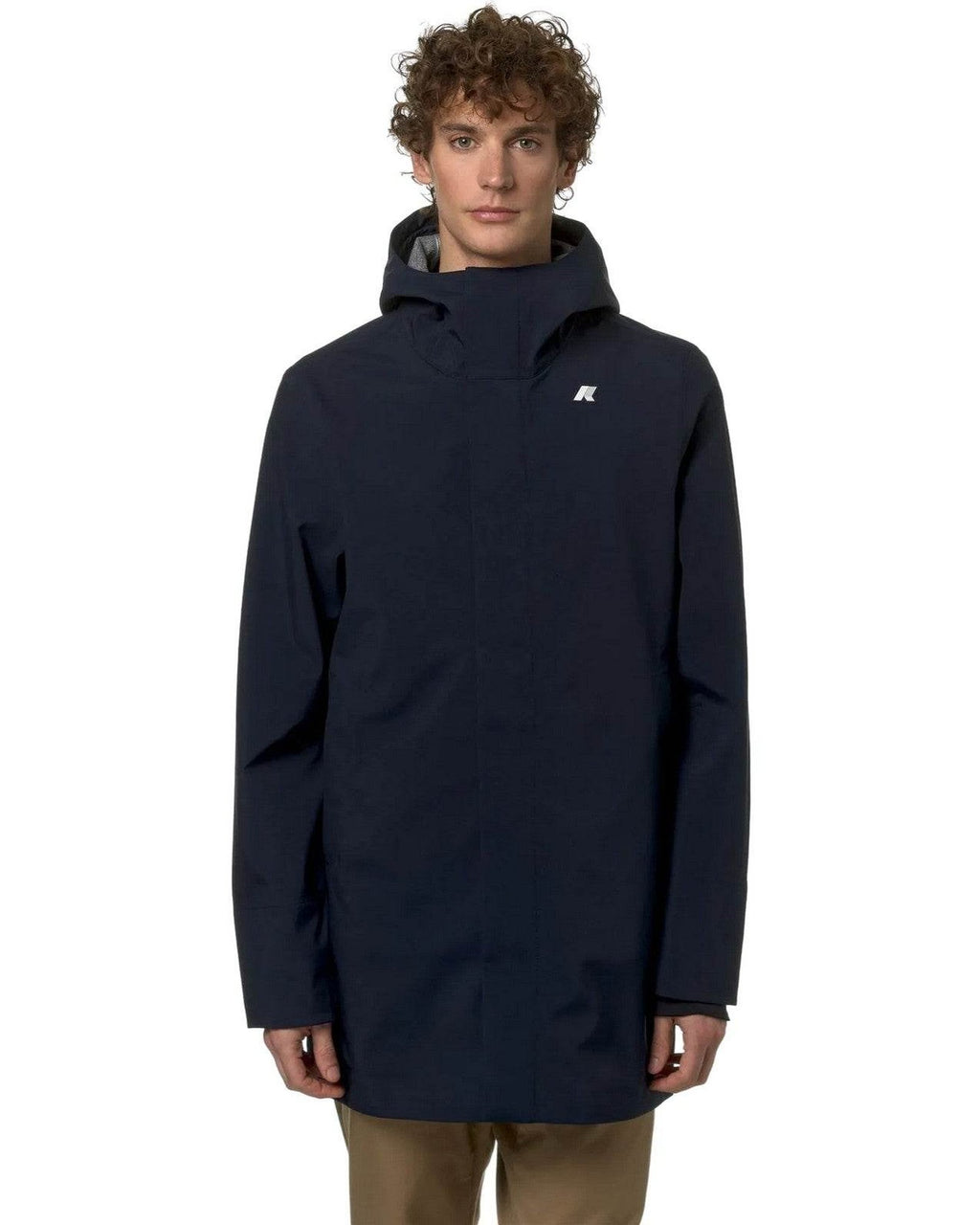 Giacconi Uomo K-Way - Tommy Bonded Jersey V - Blu