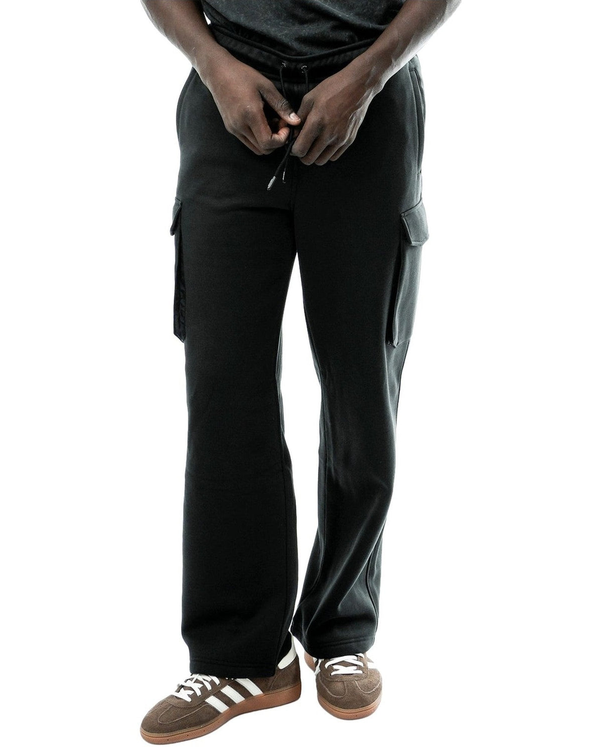 Pantaloni Uomo K-Way - Vaast Brushed Pc - Nero