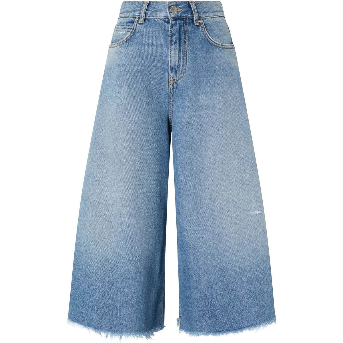 Bermuda Donna Pinko - Burkina Bermuda Denim Soft Tou - Blu