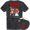 T-shirt Uomo Mc2 Saint Barth - Printed Tshirt Fade Dyed - Nero