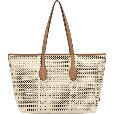 Borse a spalla Donna Gianni Chiarini - BORSA TESSUTO e PELLE - Panna