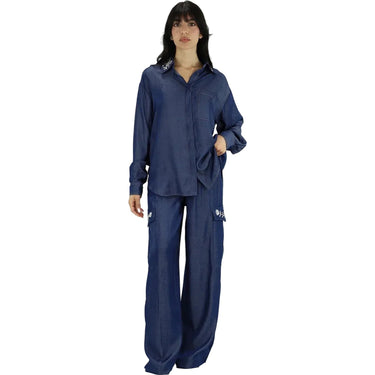 Pantaloni Donna Liu Jo - Pantalone denim - Blu-Gianni Foti