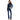 Pantaloni Donna Liu Jo - Bottom Up Beat Braid - Blu