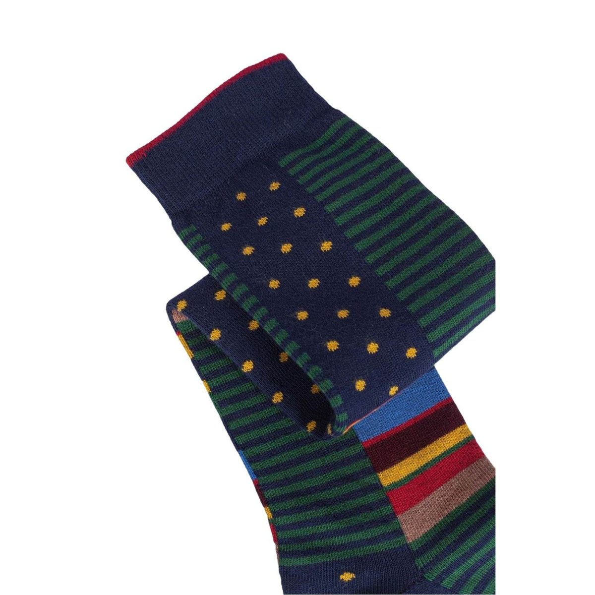 Calze Donna Gallo - Donna Lungo Co/Ea Fantasia Blocchi M - Blu