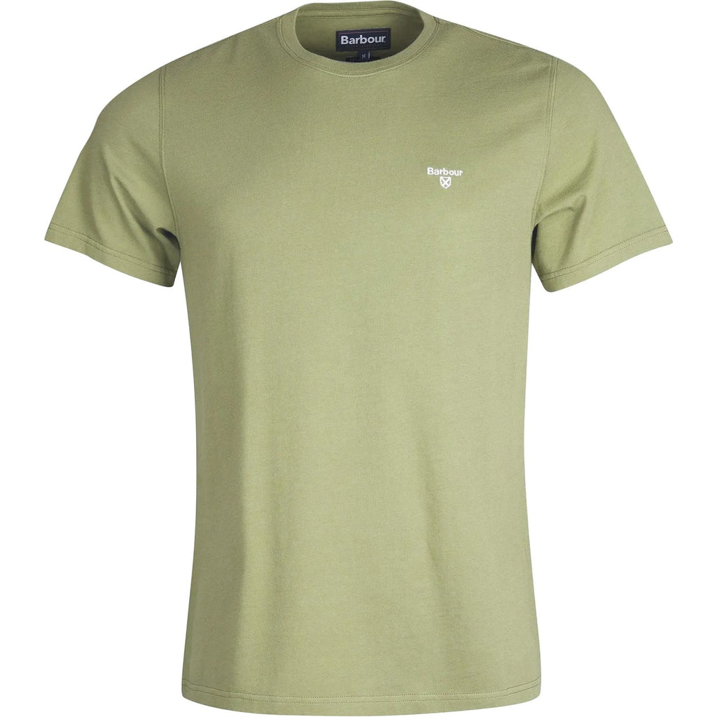 T-shirt Uomo Barbour - Essential Sports Tee - Verde-Gianni Foti