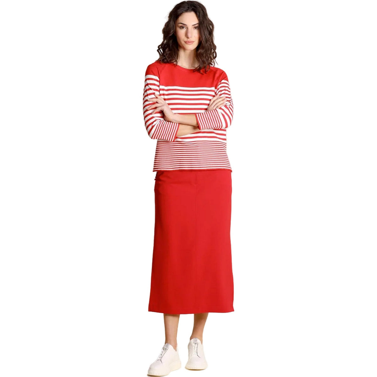 Gonne casual Donna Emme - Gonna - Rosso-Gianni Foti