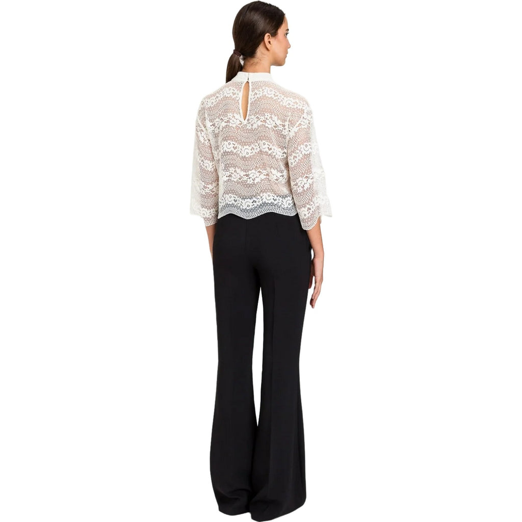 Bluse e camicie Donna Twinset - Blusa Manica 3/4 In Macrame - Bianco