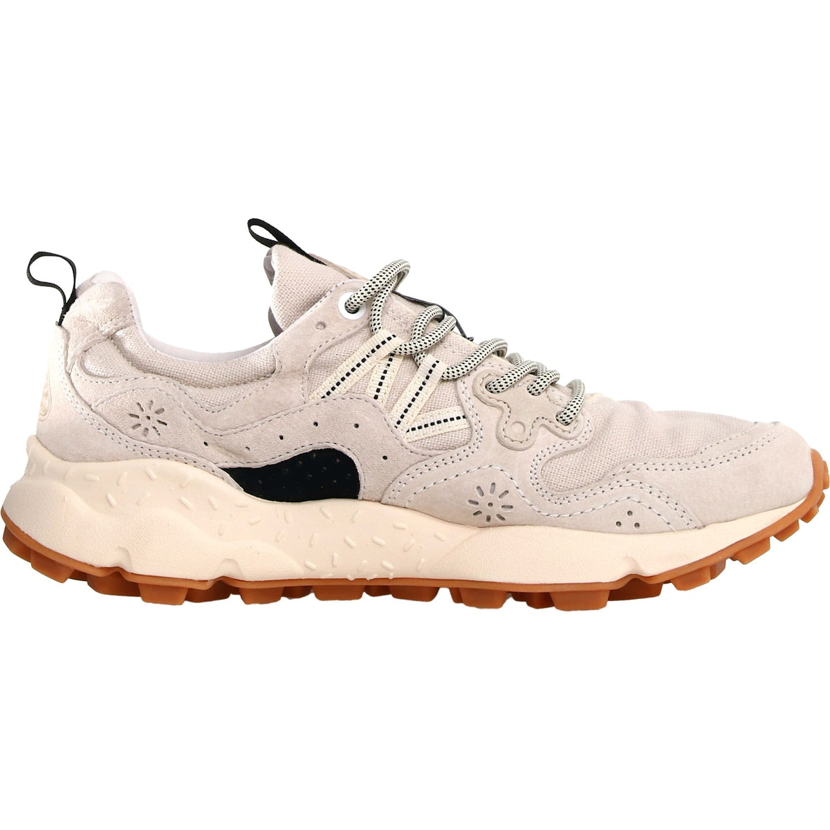 Sneaker Unisex Flower Mountain - Yamano 3 Uni Suede/Nylon Grey-White-Taupe - Beige