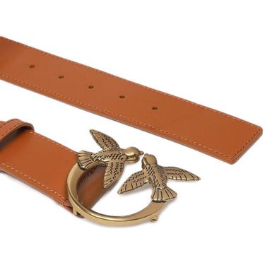 Cinture Donna Pinko - Love Berry H4 Belt Vitello Set - Marrone di Pinko su Gianni Foti