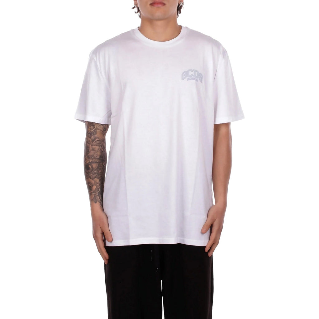 T-shirt Uomo Gcds - Logo Lounge Ss T-Shirt - Bianco-Gianni Foti