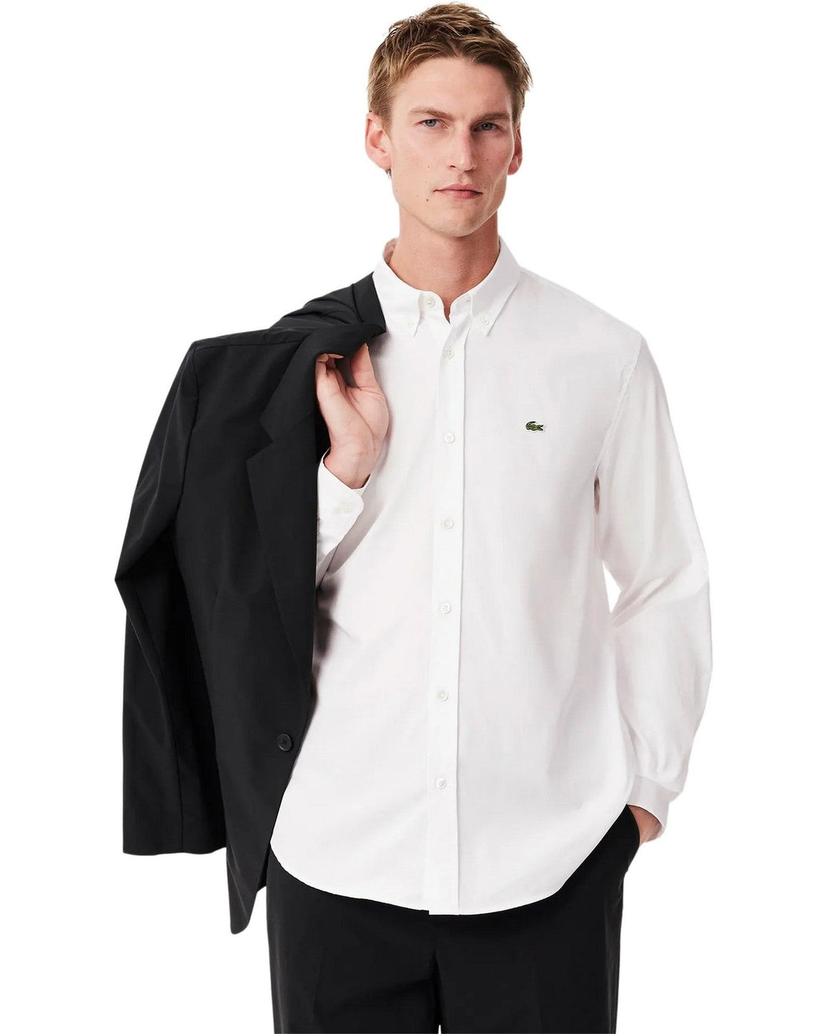 Camicie casual Uomo Lacoste - Camicia - Bianco