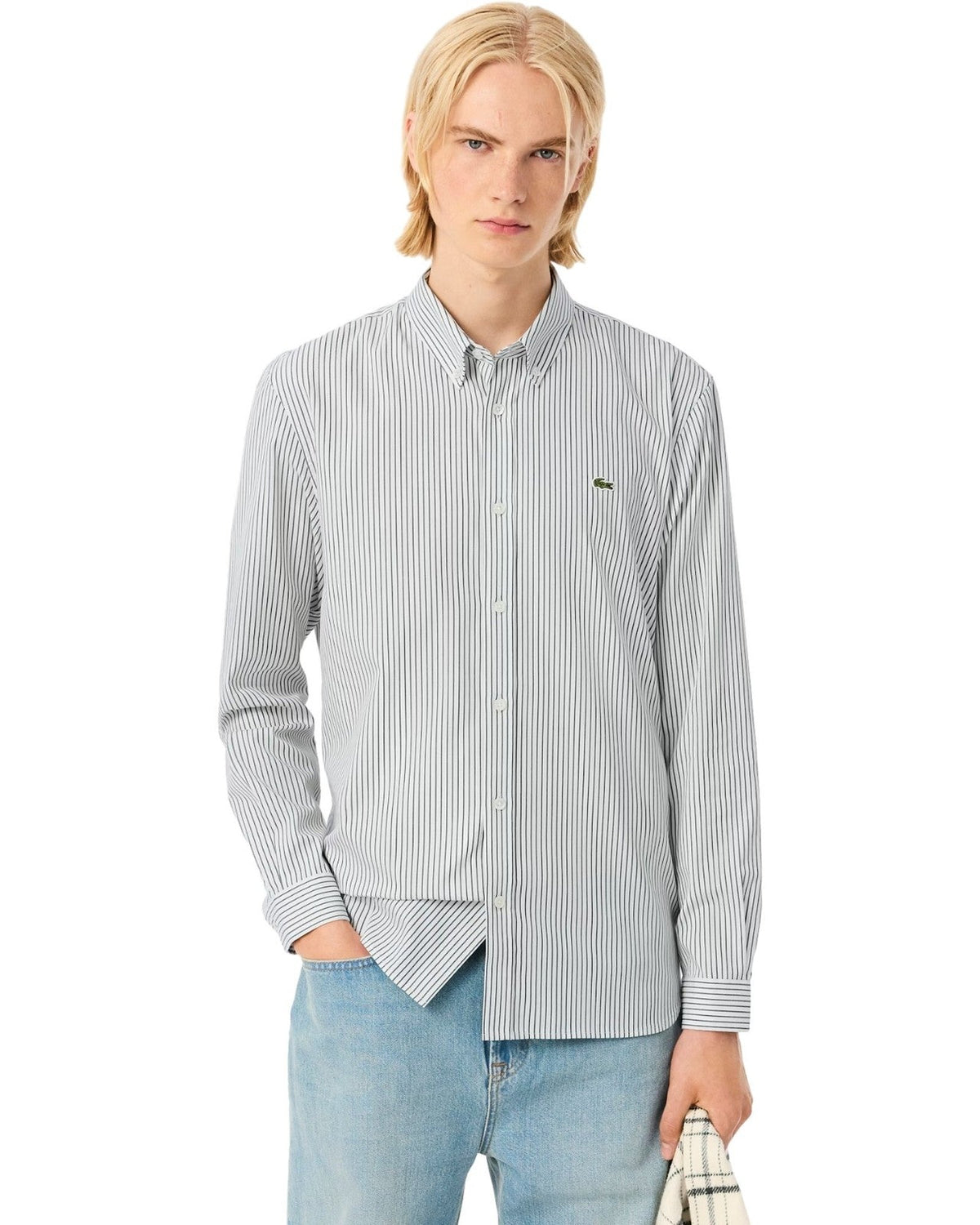 Camicie casual Uomo Lacoste - Camicia - Grigio