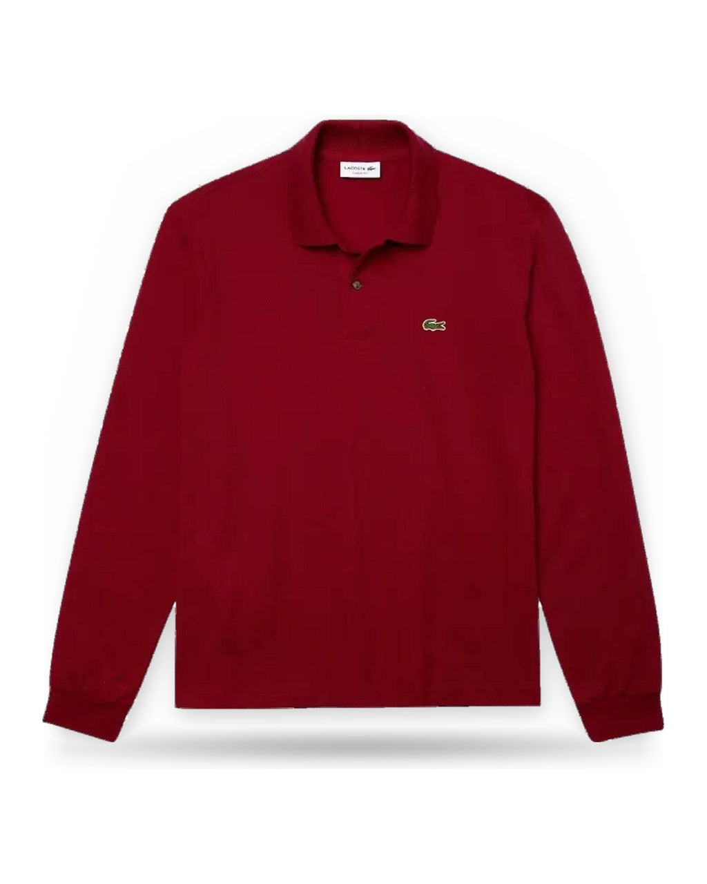 Polo Uomo Lacoste - Polo Basic Manica Lunga - Rosso